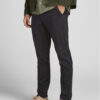 Jack&Jones Текстилни панталони Marco Dave 12174152 Черен Slim Fit за Мъже цена