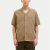 Jack&Jones Тениска с яка и копчета Orion 12268226 Бежов Relaxed Fit за Мъже цена