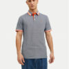 Jack&Jones Тениска с яка и копчета Paulos 12136668 Сив Slim Fit за Мъже цена