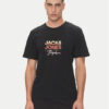 Jack&Jones Тишърт Canggu 12281809 Черен Regular Fit за Мъже цена