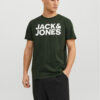 Jack&Jones Тишърт Corp 12151955 Зелен Standard Fit за Мъже цена