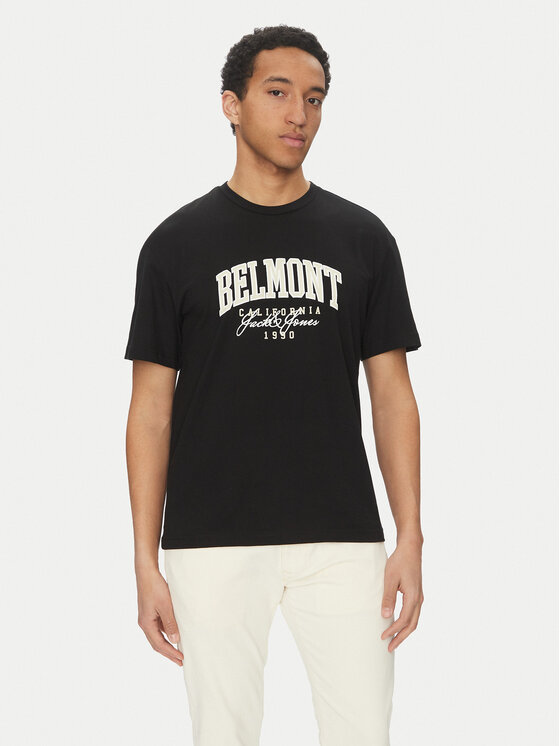 Jack&Jones Тишърт Detroit 12268441 Черен Relaxed Fit за Мъже цена