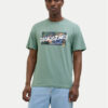 Jack&Jones Тишърт Hawaii 12269324 Зелен Standard Fit за Мъже цена