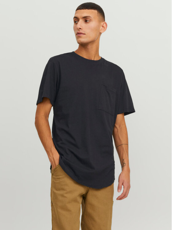 Jack&Jones Тишърт Noa 12210945 Черен Regular Fit за Мъже цена