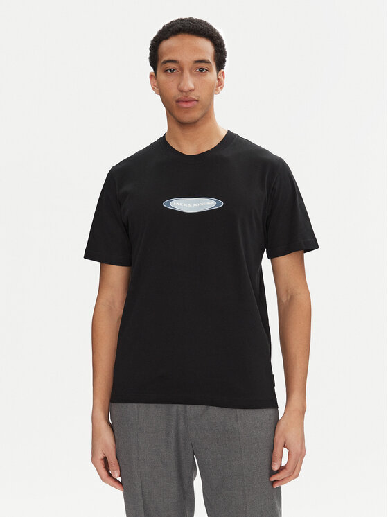 Jack&Jones Тишърт Pacer 12273880 Черен Relaxed Fit за Мъже цена