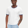 Jack&Jones Тишърт Ringer 12277262 Бял Regular Fit за Мъже цена