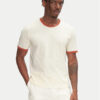 Jack&Jones Тишърт Ringer 12277262 Екрю Regular Fit за Мъже цена