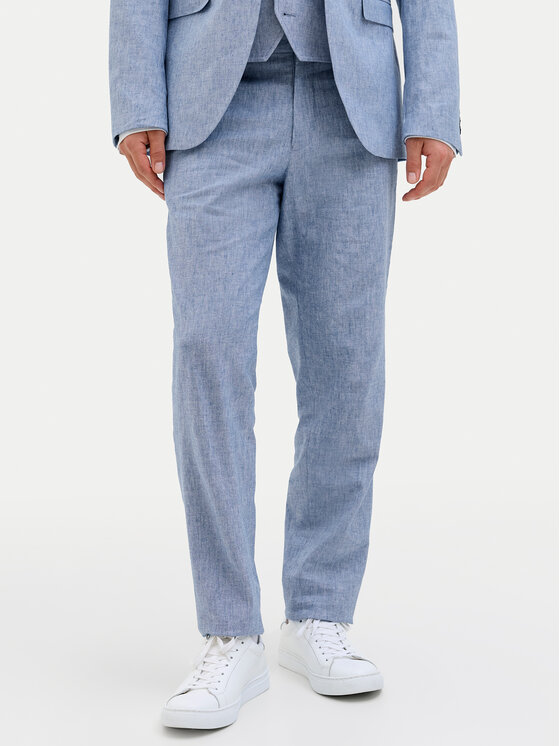 Jack&Jones Чино панталони Riviera 12228724 Светлосиньо Slim Fit за Мъже цена