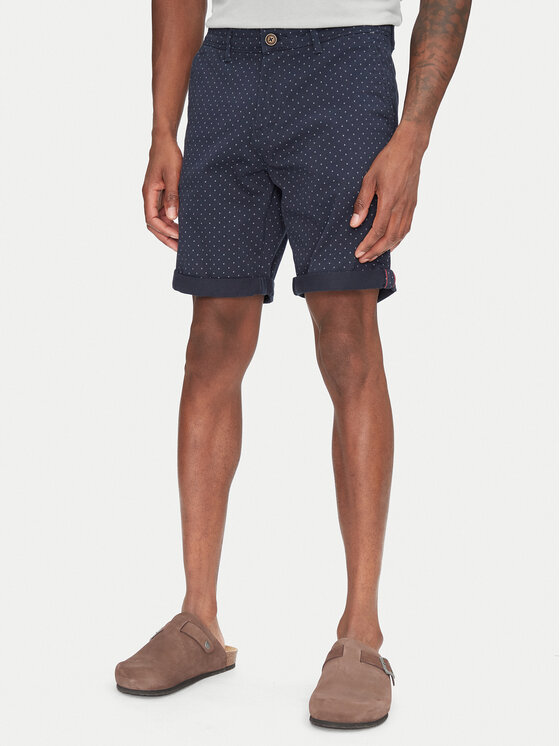 Jack&Jones Шорти от плат Bowie 12230336 Тъмносин Regular Fit за Мъже цена