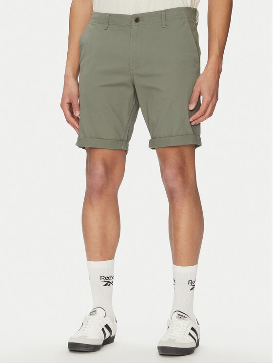 Jack&Jones Шорти от плат Dave 12182549 Зелен Regular Fit за Мъже цена