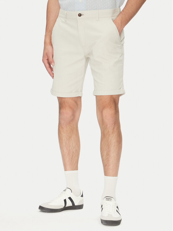 Jack&Jones Шорти от плат Fury 12206889 Бежов Regular Fit за Мъже цена