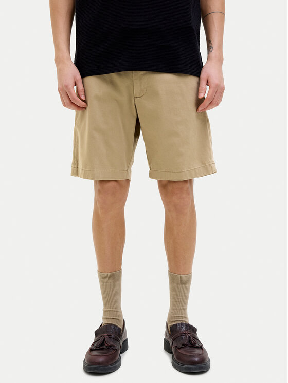 Jack&Jones Шорти от плат Marco 12269368 Кафяв Regular Fit за Мъже цена