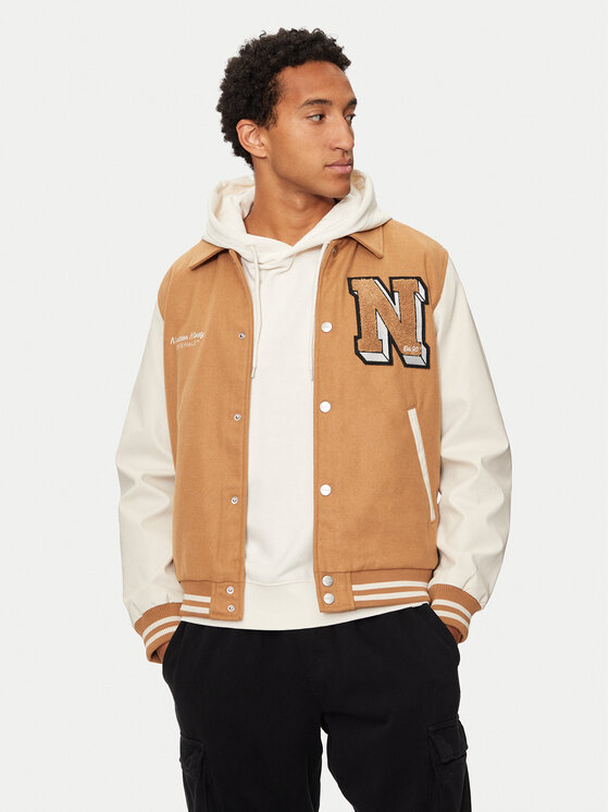 Jack&Jones Яке бомбър Carter 12260455 Бежов Regular Fit за Мъже цена