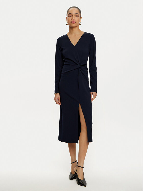 Joseph Ribkoff Коктейлна рокля 243308 Тъмносин Slim Fit за Жени цена