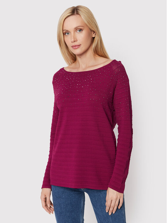 Joseph Ribkoff Пуловер 223955 Виолетов Regular Fit за Жени цена