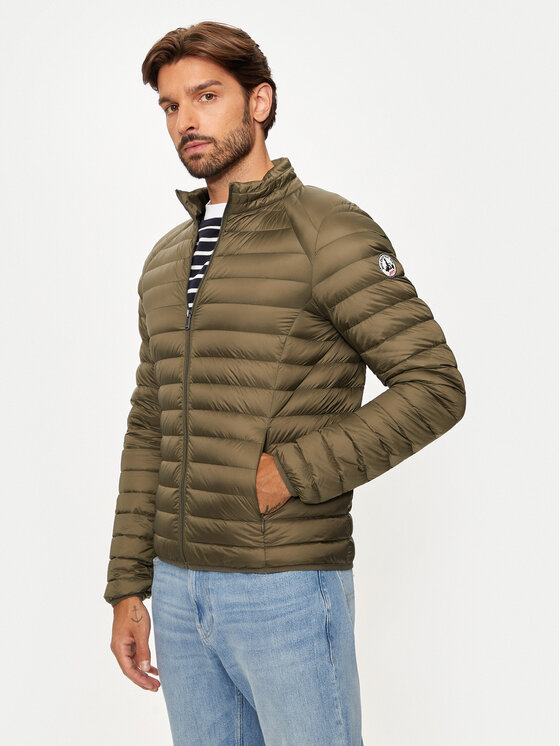 Jott Пухено яке Mat P000MDOW02 Зелен Slim Fit за Мъже цена