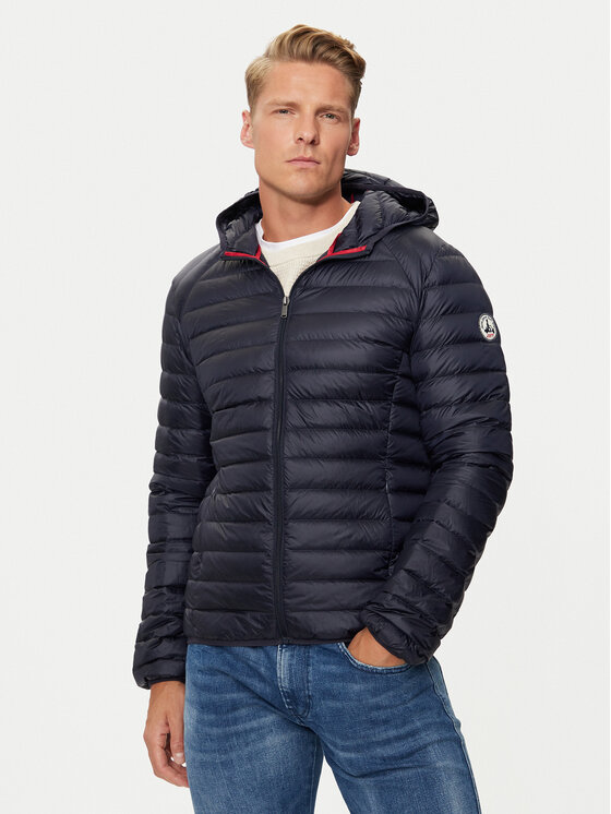 Jott Пухено яке Nico P000MDOW01 Тъмносин Slim Fit за Мъже цена
