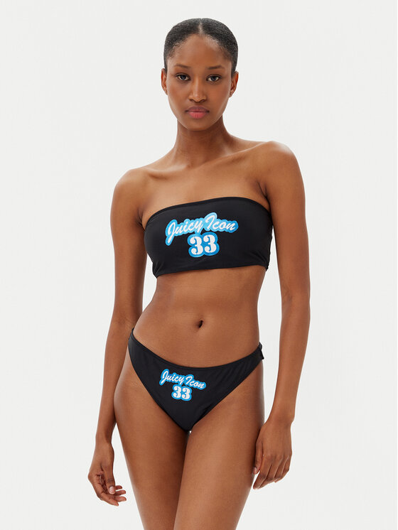 Juicy Couture Бикини Icon Bandeau JCITS125204 Черен за Жени цена