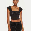 Juicy Couture Блуза Regal JCBCT224831 Черен Slim Fit за Жени цена