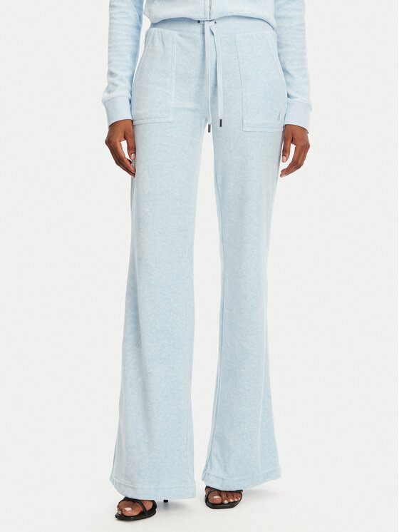 Juicy Couture Долнище анцуг Layla JCSEBJ001 Светлосиньо Flared Leg за Жени цена