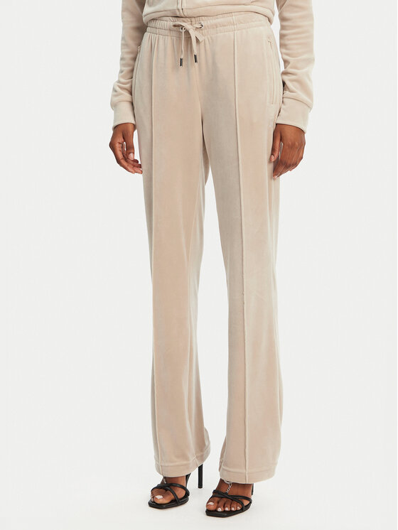 Juicy Couture Долнище анцуг Tina JCAPW045 Бежов Regular Fit за Жени цена