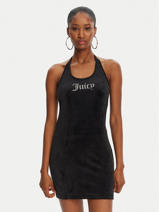 Juicy Couture Коктейлна рокля JCWED125326 Черен Slim Fit за Жени цена