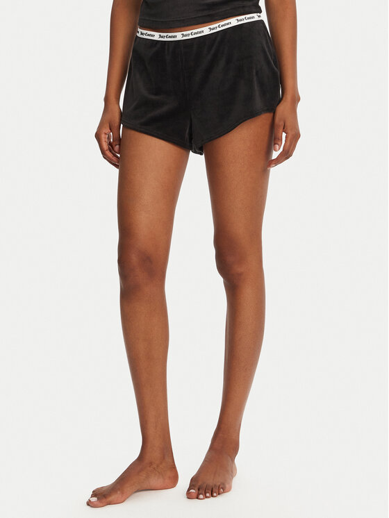 Juicy Couture Пижамени шорти Austyn JCLHS125502 Черен Regular Fit за Жени цена