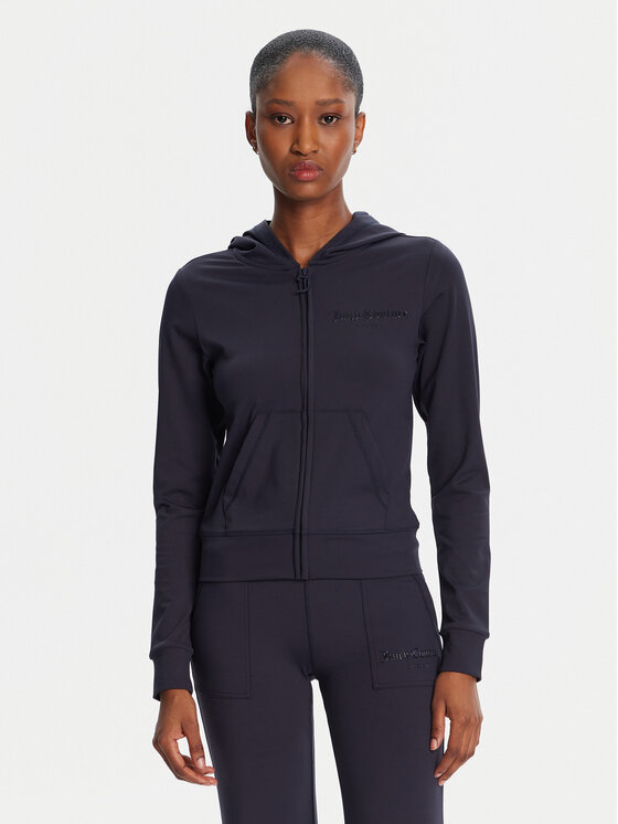 Juicy Couture Суитшърт Active JCSAS125401 Тъмносин Slim Fit за Жени цена
