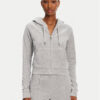 Juicy Couture Суитшърт Madison JCWA122001 Сив Slim Fit за Жени цена