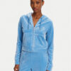 Juicy Couture Суитшърт Madison JCWA122001 Син Slim Fit за Жени цена