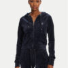 Juicy Couture Суитшърт Madison JCWA122001 Тъмносин Slim Fit за Жени цена