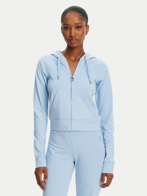 Juicy Couture Суитшърт Ola JCWAS125310 Светлосиньо Slim Fit за Жени цена