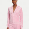 Juicy Couture Суитшърт Robertson JCAP176 Розов Slim Fit за Жени цена