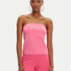 Juicy Couture топ Babey JCWCT23310 Розов Slim Fit за Жени цена