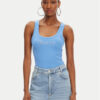 Juicy Couture топ Racer JCWLV125305 Син Slim Fit за Жени цена
