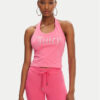 Juicy Couture топ Tied JCWCT125306 Розов Slim Fit за Жени цена