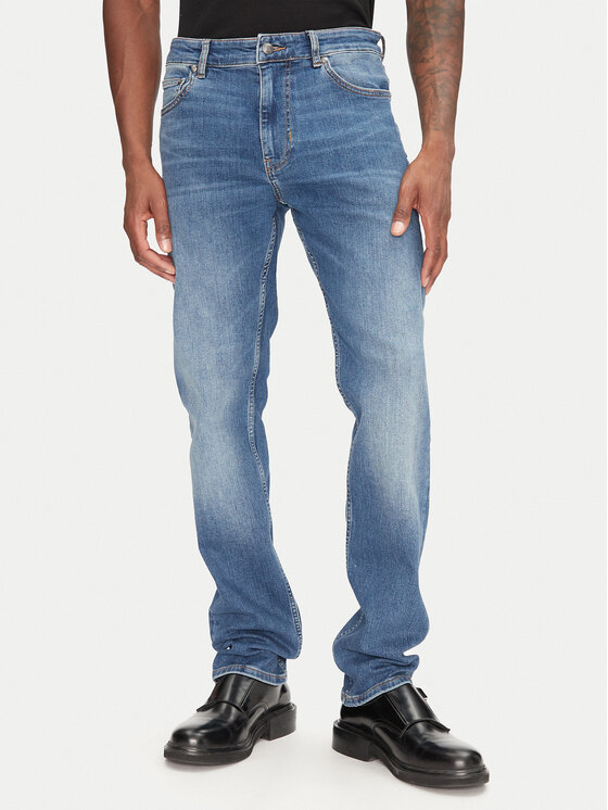 Just Cavalli Дънки 78OAB5S0 Тъмносин Slim Fit за Мъже цена