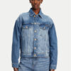 Just Cavalli Дънково яке 78PAS4O3 Син Regular Fit за Жени цена