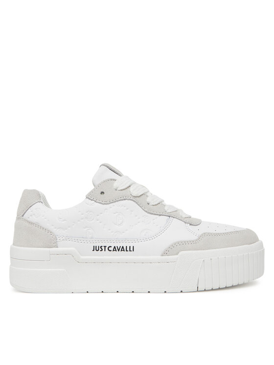 Just Cavalli Сникърси 78RA3ST3 ZPB00 Бял за Жени цена
