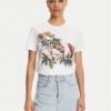 Just Cavalli Тишърт 78PAHA01 Бял Regular Fit за Жени цена
