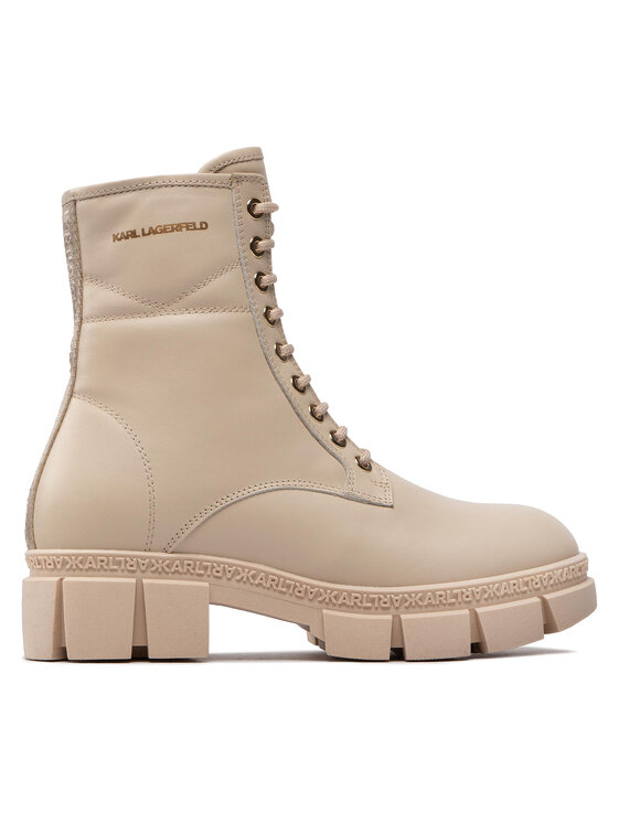 KARL LAGERFELD Боти KL43250 Бежов за Жени цена