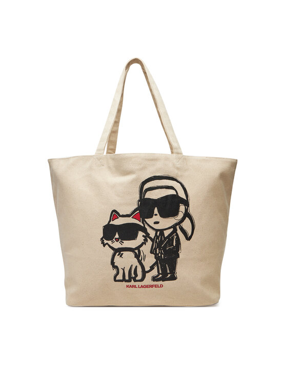 KARL LAGERFELD Дамска чанта A2W50026 Бежов за Жени цена