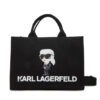 KARL LAGERFELD Дамска чанта A2W50047 Черен за Жени цена