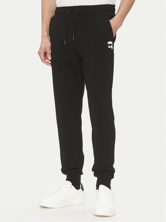 KARL LAGERFELD Долнище анцуг 705713 500900 Черен Regular Fit за Мъже цена