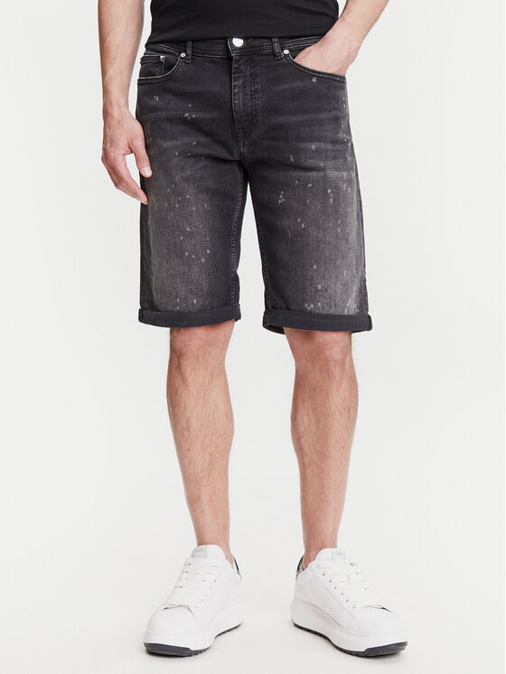 KARL LAGERFELD Дънкови шорти 265820 552832 Черен Slim Fit за Мъже цена