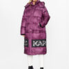 KARL LAGERFELD Зимно яке Check 236W1506 Розов Regular Fit за Жени цена