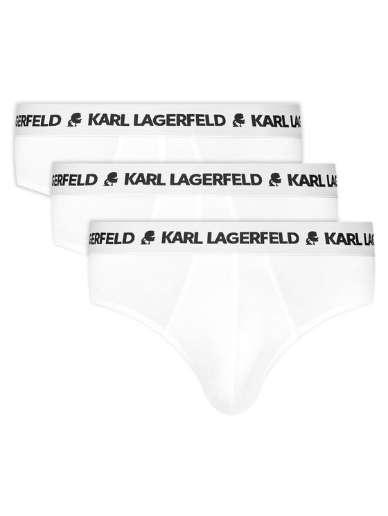 KARL LAGERFELD Комплект 3 чифта слипове A1M47152 Бял за Мъже цена