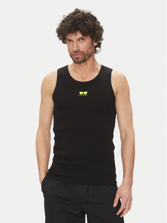KARL LAGERFELD Мъжки топ 755401 552238 Черен Slim Fit за Мъже цена