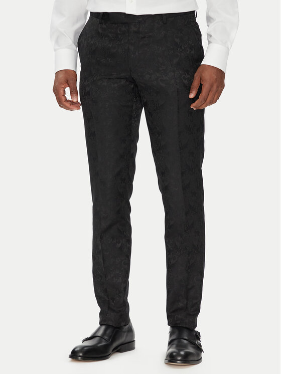 KARL LAGERFELD Панталон от костюм 255002 553038 Черен Slim Fit за Мъже цена