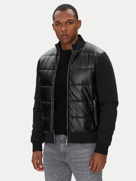 KARL LAGERFELD Преходно яке 505065 553565 Черен Regular Fit за Мъже цена